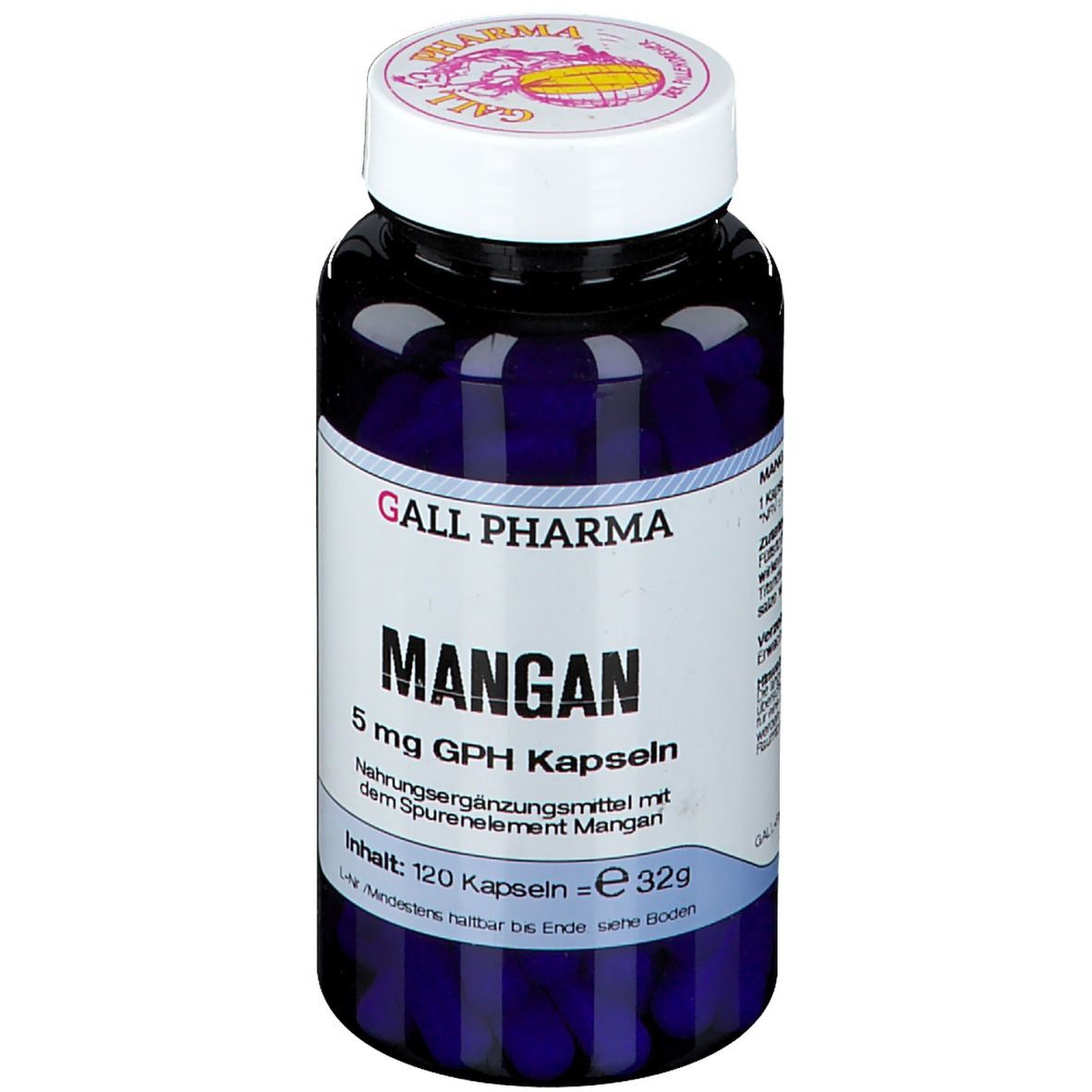 GALL PHARMA Mangan 5 mg