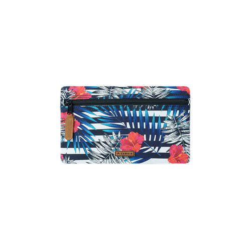 Pochette avant medium Tropical bleu