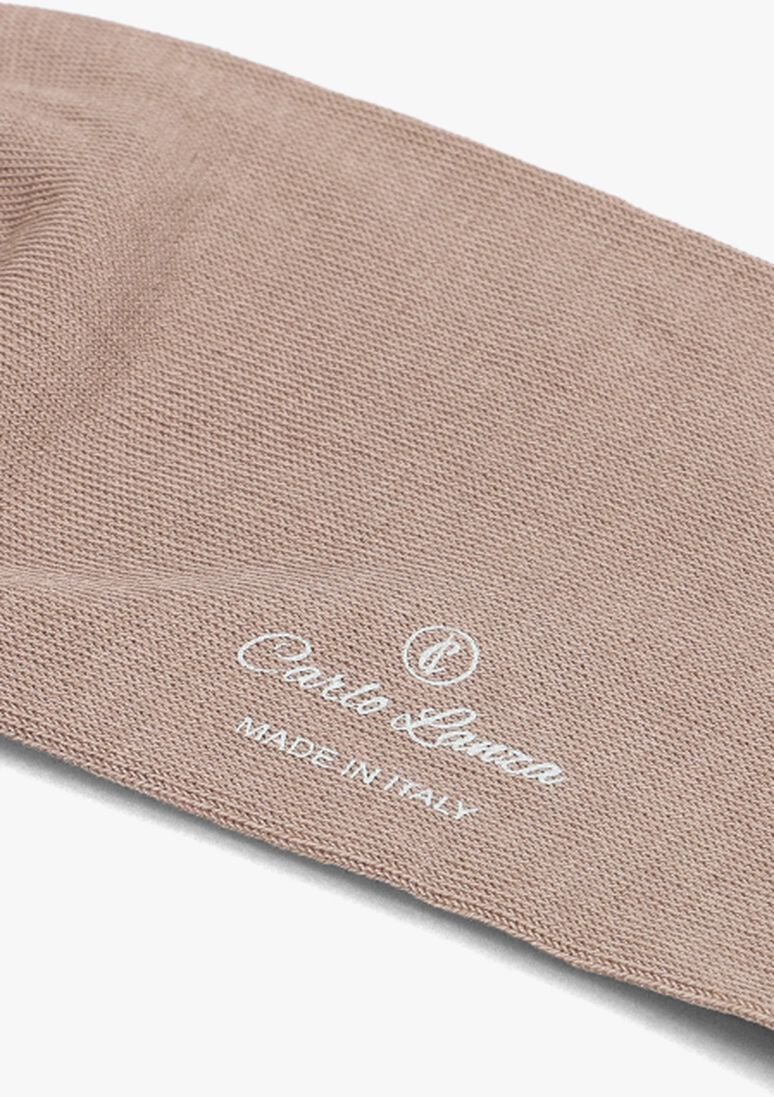 taupe carlo lanza sokken 100 classico