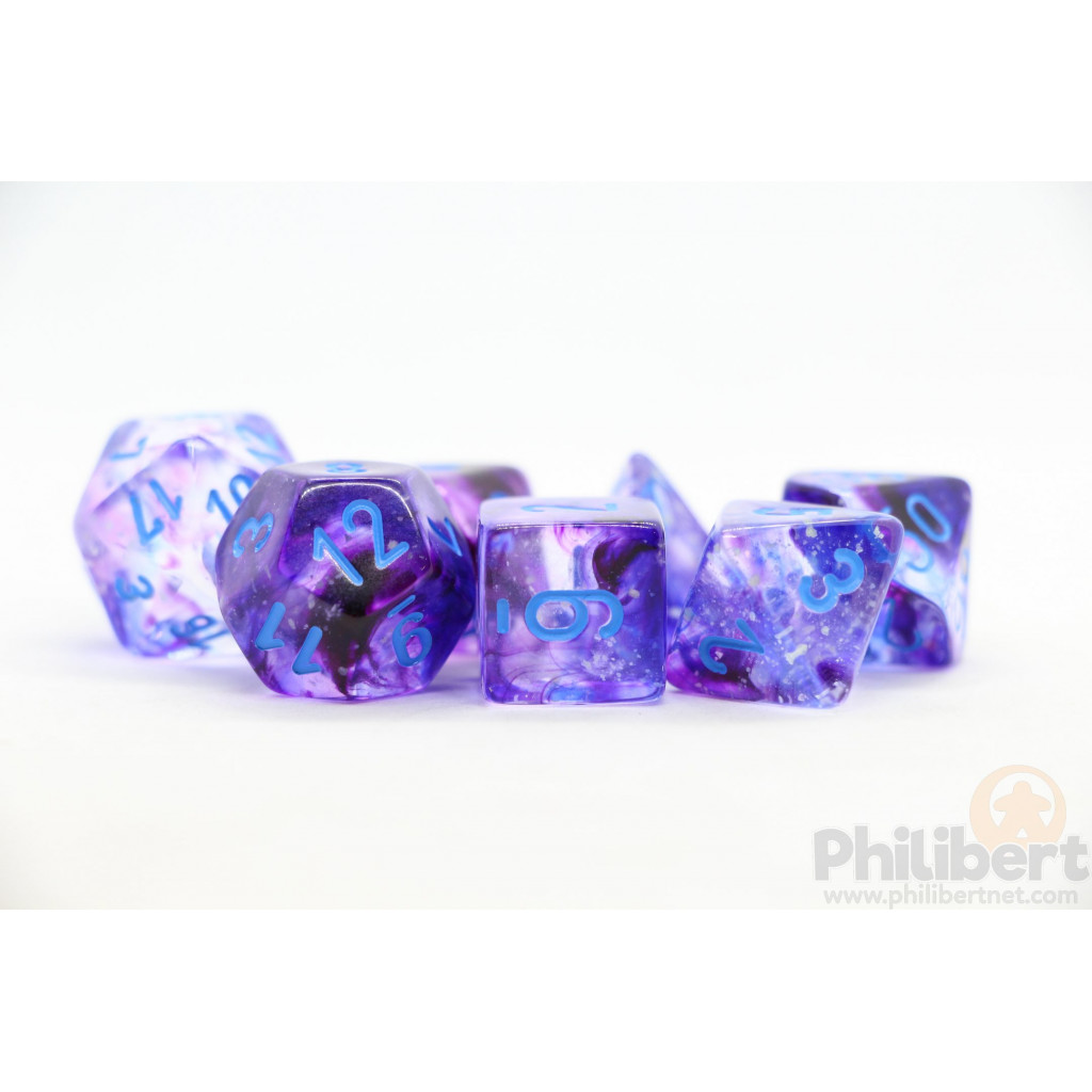 Set de 7 Dés JDR Chessex : Nebula