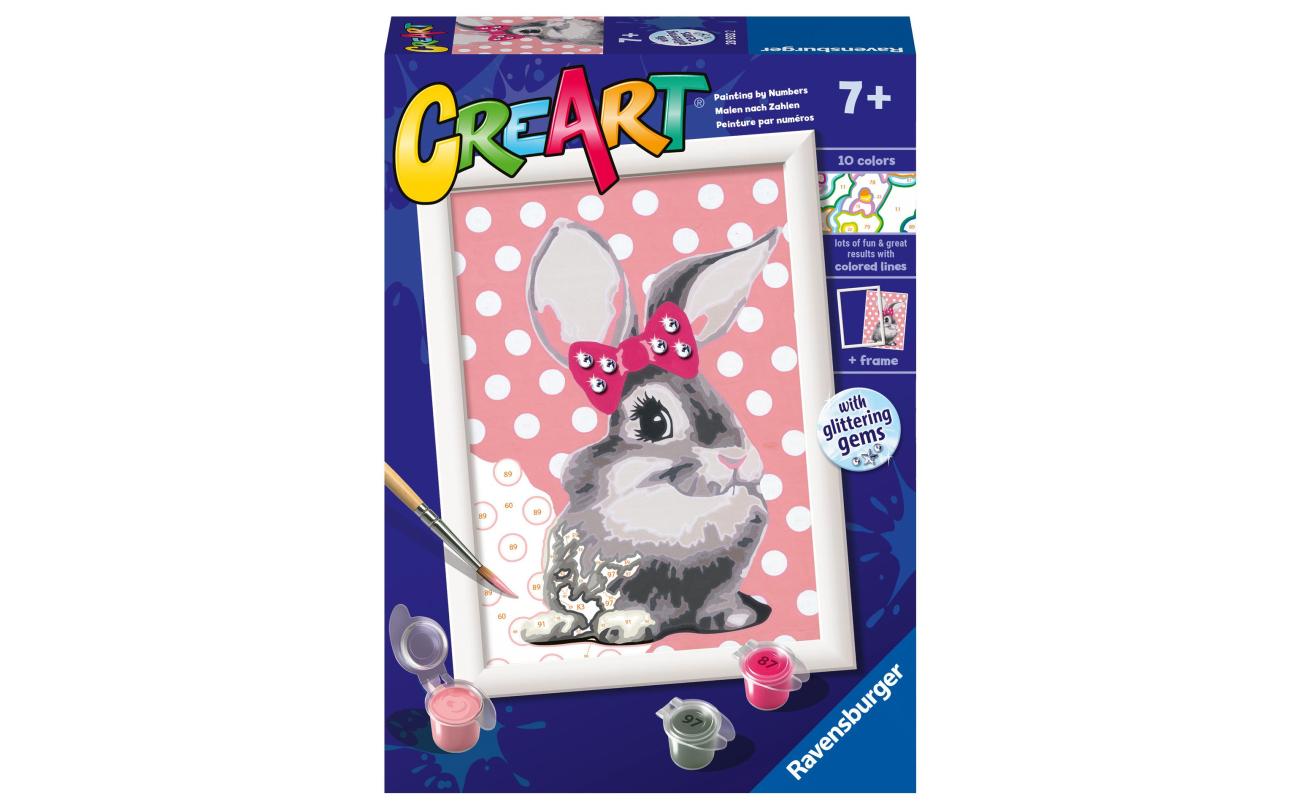 Konijn met glitter