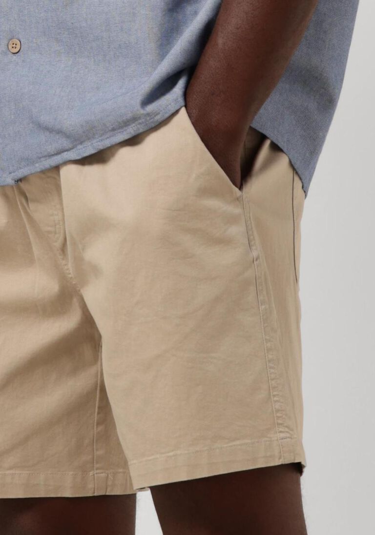 ANERKJENDT beige anerkjendt korte broek aklt jimmy basic