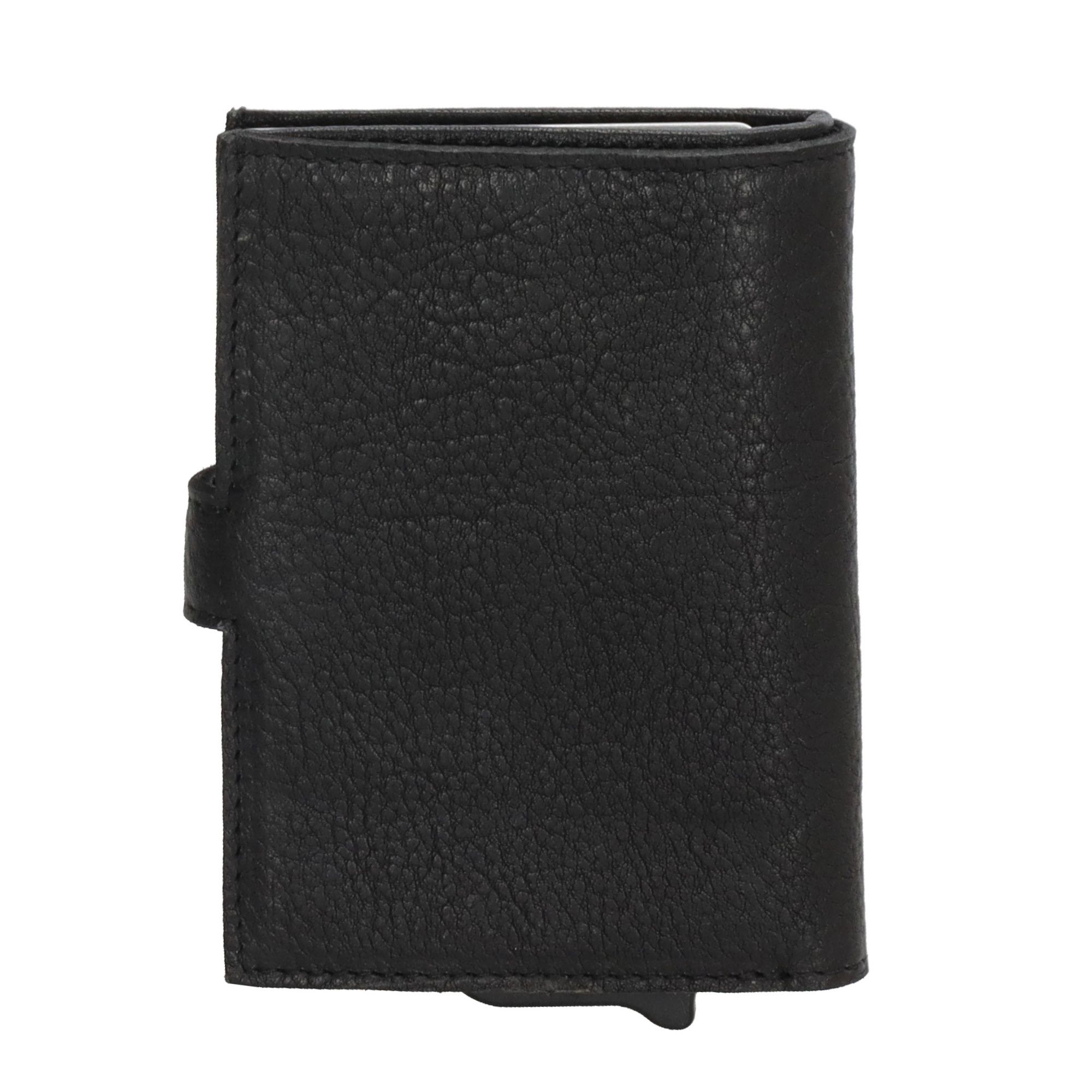 Hide & Stitches Paint Rock Safety Wallet Zwart