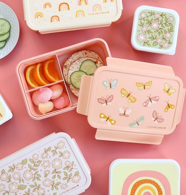 A Little Lovely Company Bento Matboks, Sommerfugl