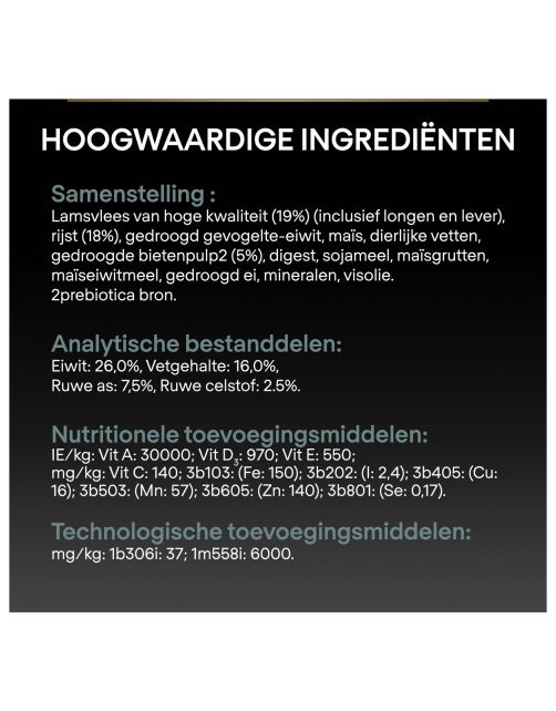 Pro Plan Dog Adult Medium Sensitive Digestion Lam - Hondenvoer