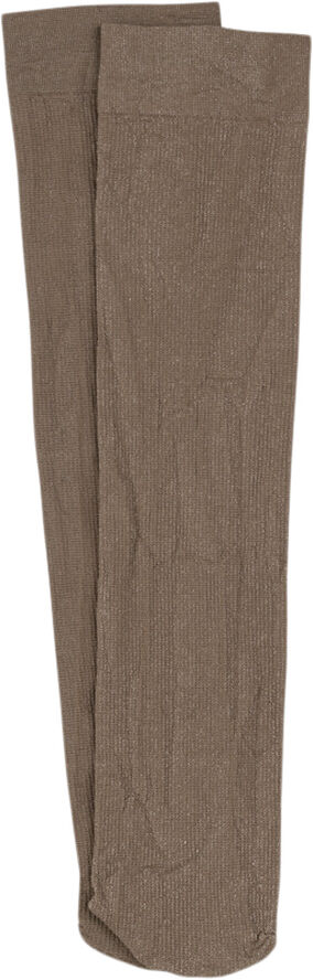 Sui Ava Glitter Socks Taupe glitter