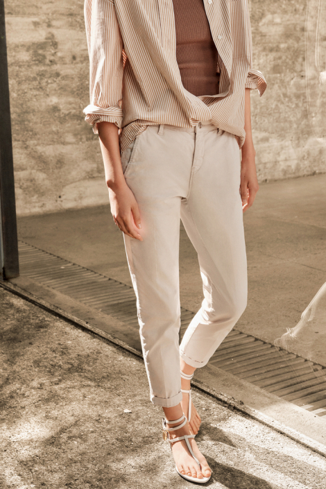Mac beige dames broek