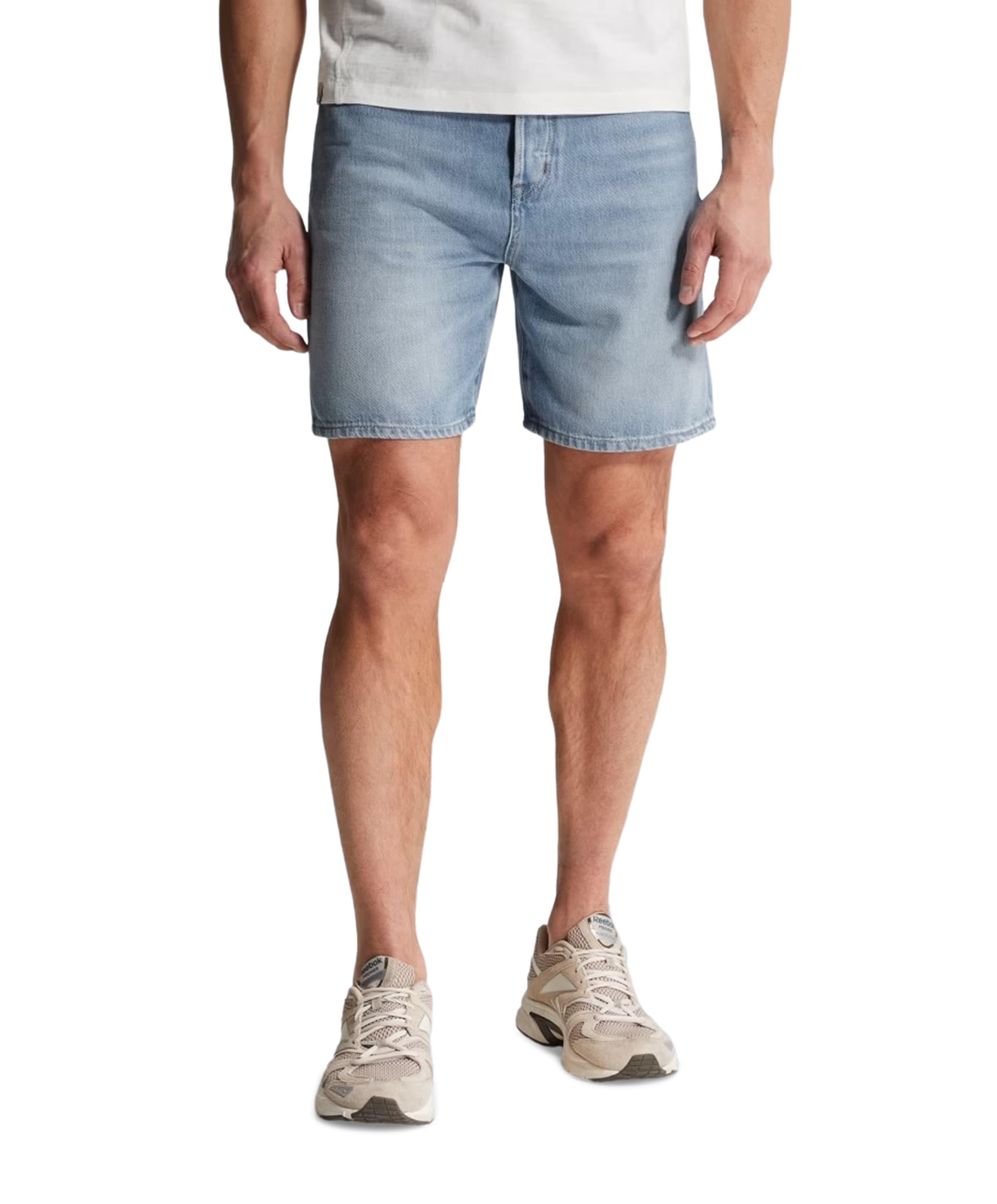 Cast Iron STEEPER LIGHT BLEACH BLUE heren korte broek blauw
