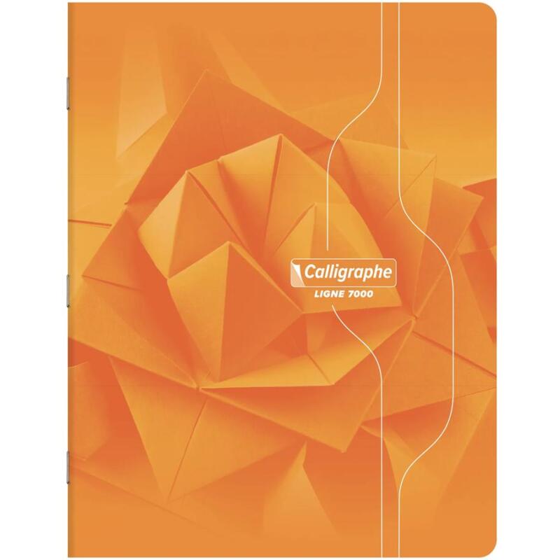Cahier piqué 7000 17x22 cm 192 pages grands carreaux 70 g - Assortis
