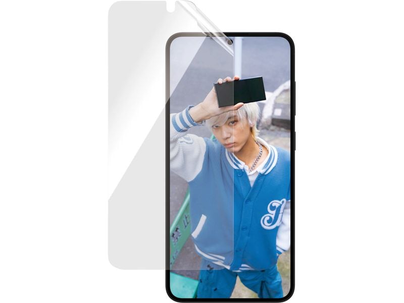 Panzerglass Displayschutz Ultra Wide Fit Eco Matrix Galaxy Display-Schutzfolie für das Samsung Galaxy S25  mit Applicator