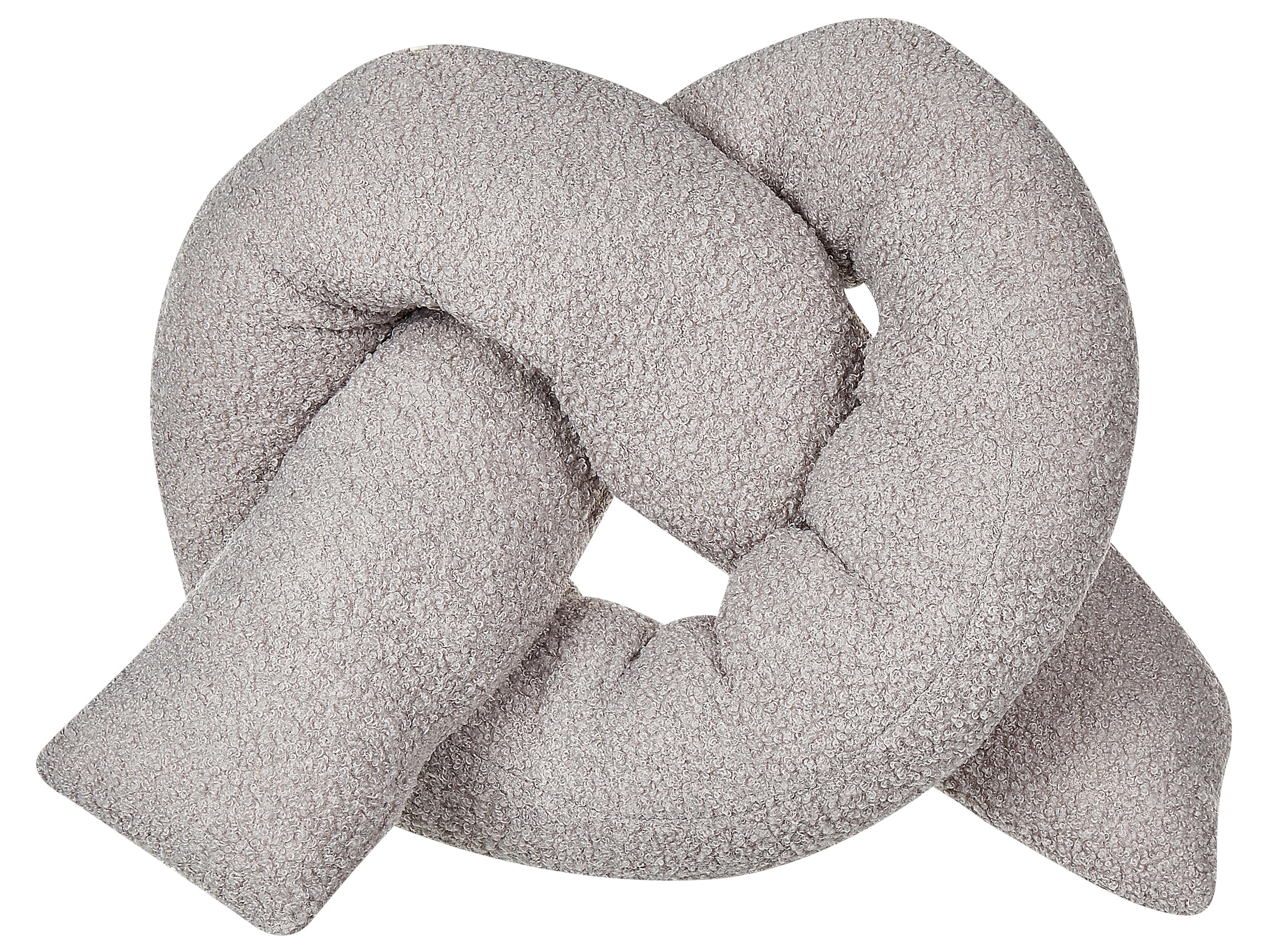 Set van 2 sierkussens GLADIOLUS Bouclé 172 x 14 cm Grijs effen