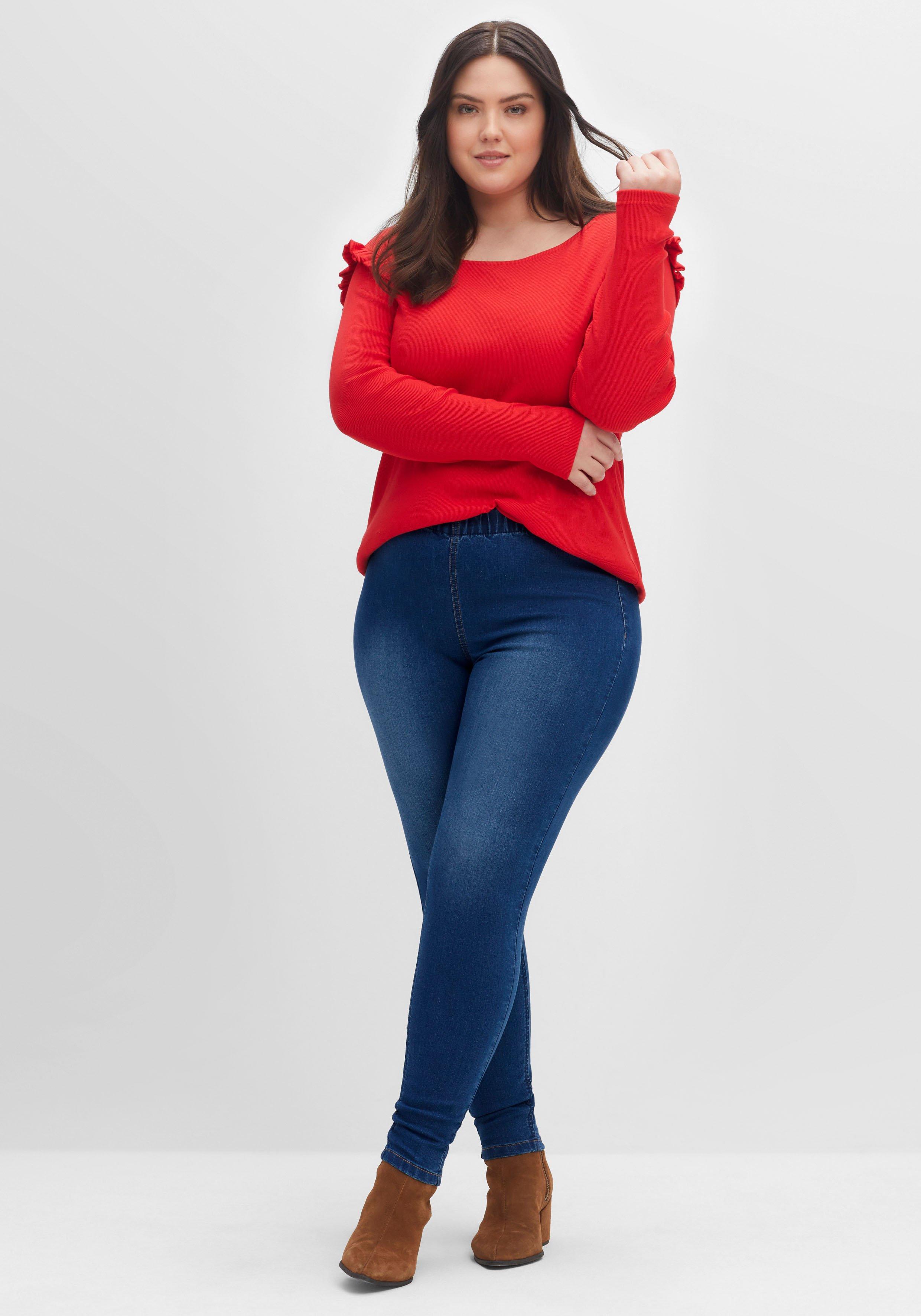 Doppelpack Jeggings mit Kontrastnähten