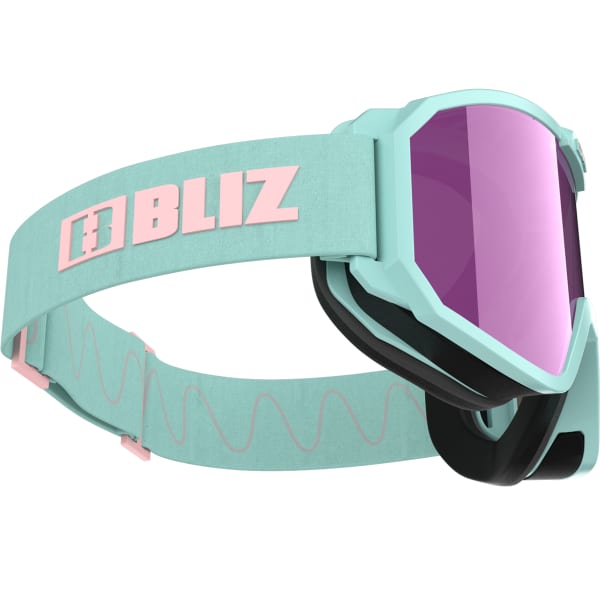 Masque de ski BLIZ RAVE MATT MINT W PINK LOGO/BROWN W PINK MULTI