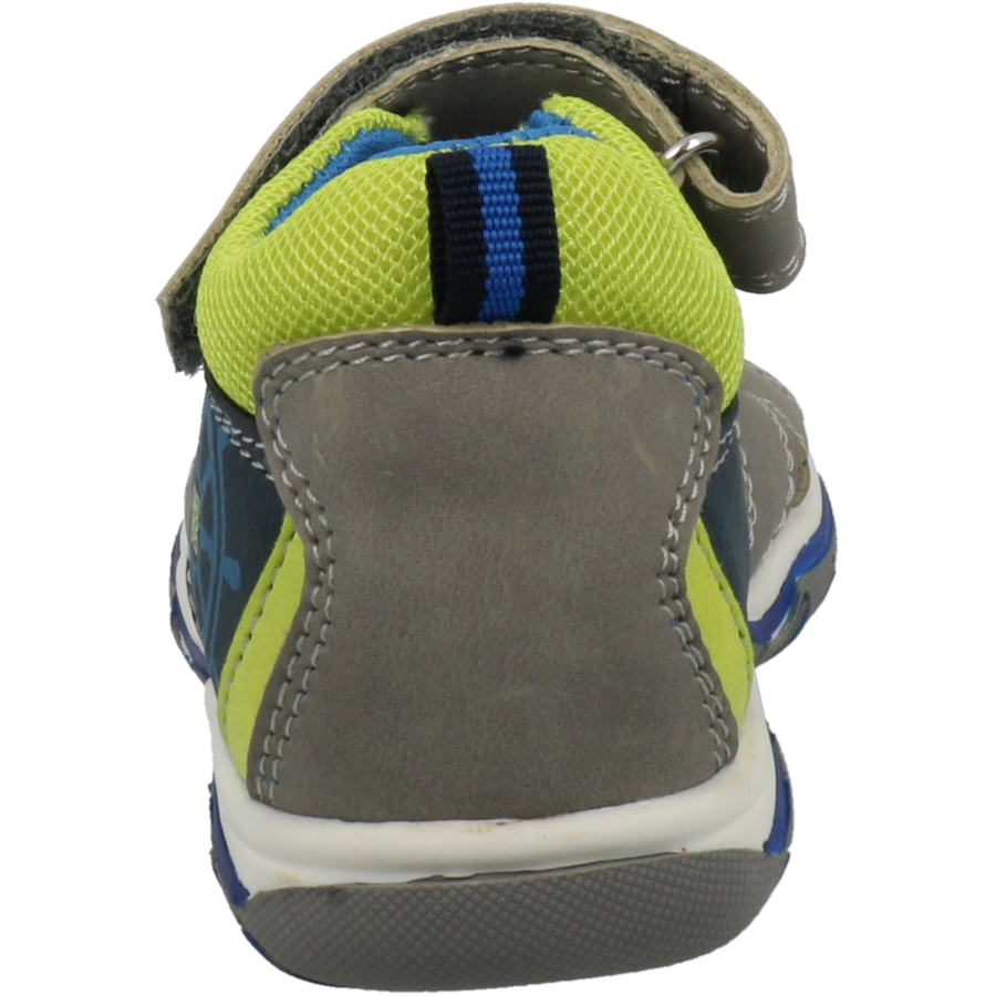 TOM TAILOR Sandale grey-navy-lime