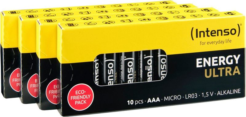 Intenso - Energy Ultra - AAA Batterijen - 40 Stuks Voordeelpak - Alkaline