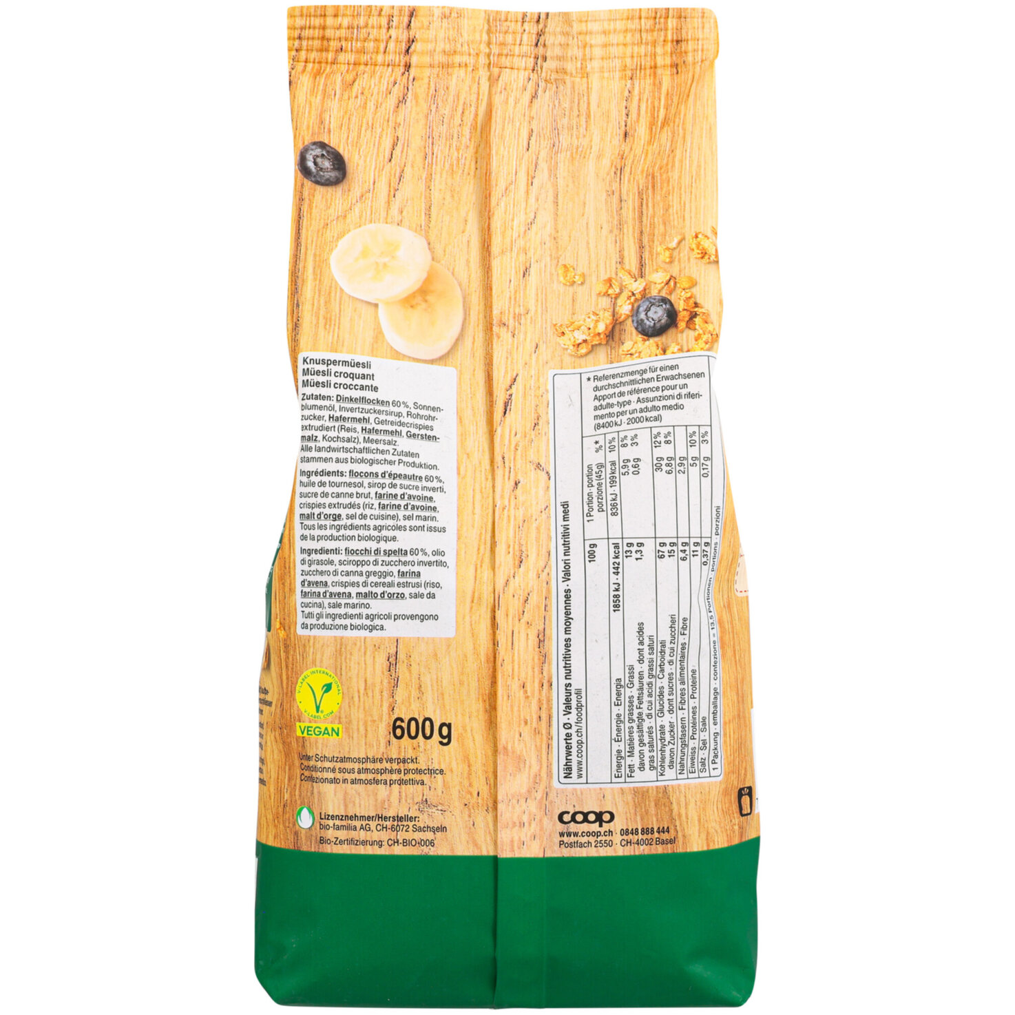 Naturaplan Bio Crunchy Dinkel 600G
