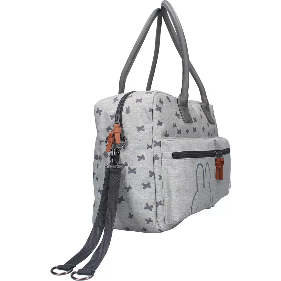 Kidzroom Wickeltasche Miffy Chase Your Dreams Grey