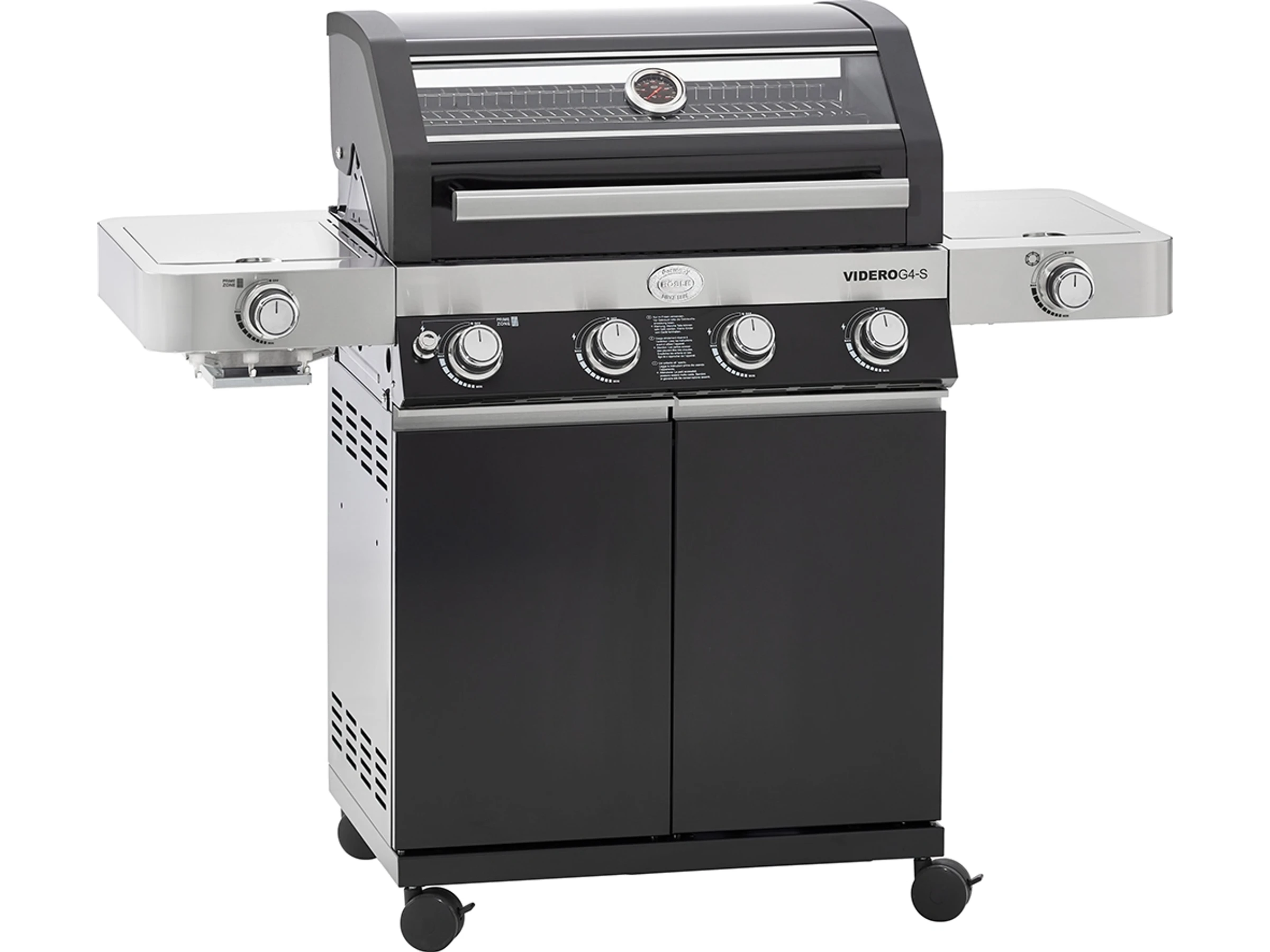 Rösle Gasgrill BBQ-Station Videro G4-S Vario+ 50mbar 4 Brenner und Seitenbrenner