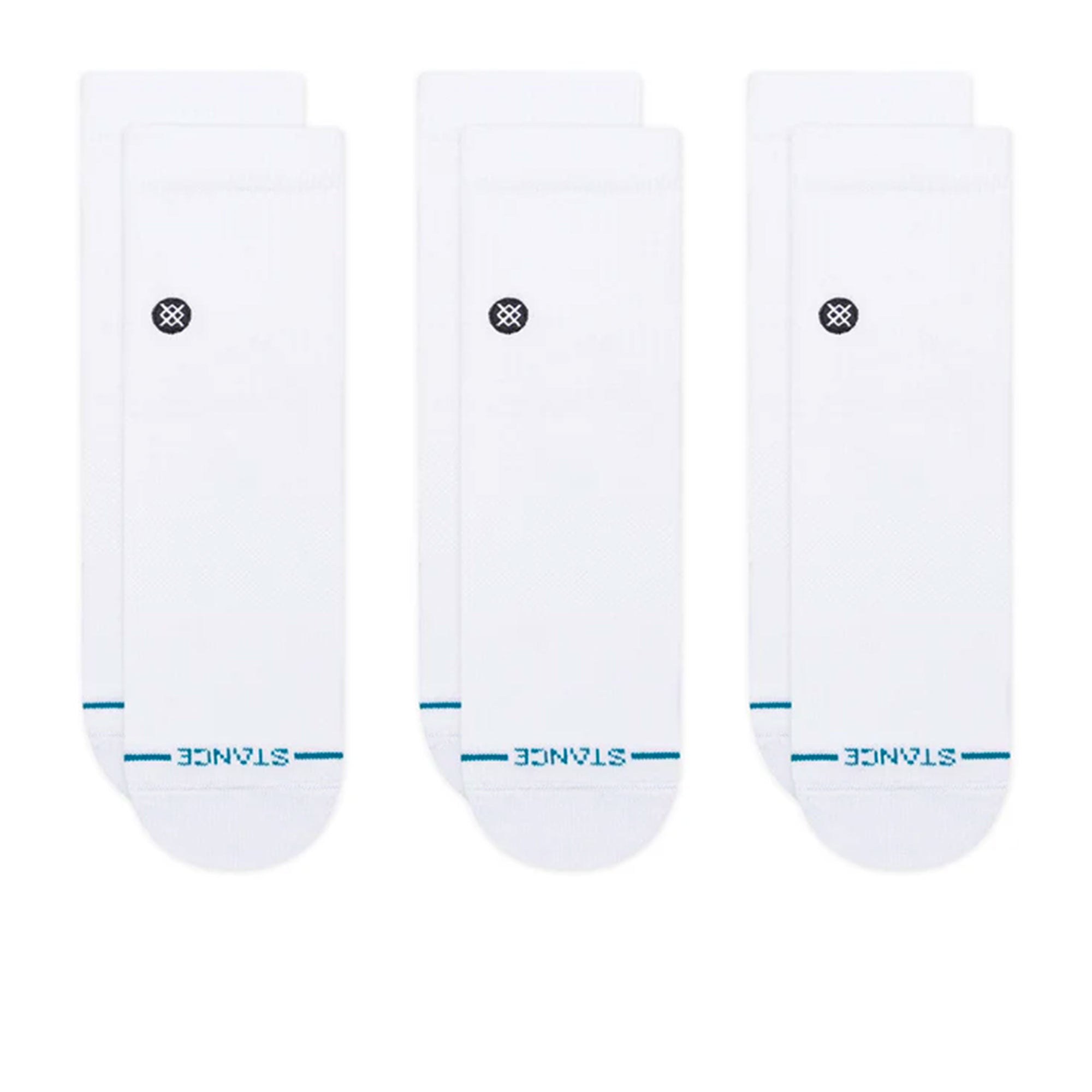 Stance<br>Icon Quarter 3 Pack Socks