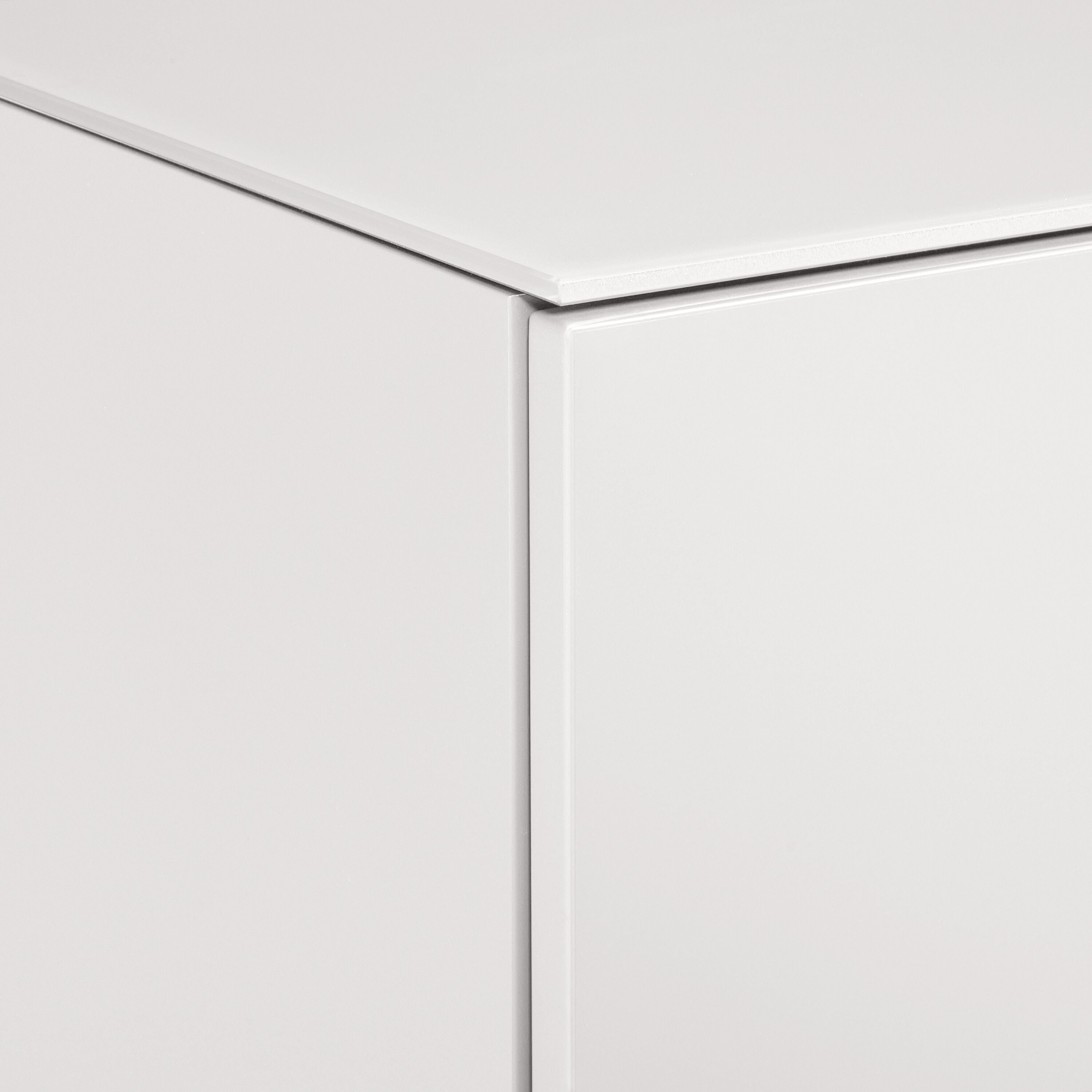 TILL Kommode - Hellgrau / B: 84.0 cm x T: 41.0 cm x H: 106.0 cm