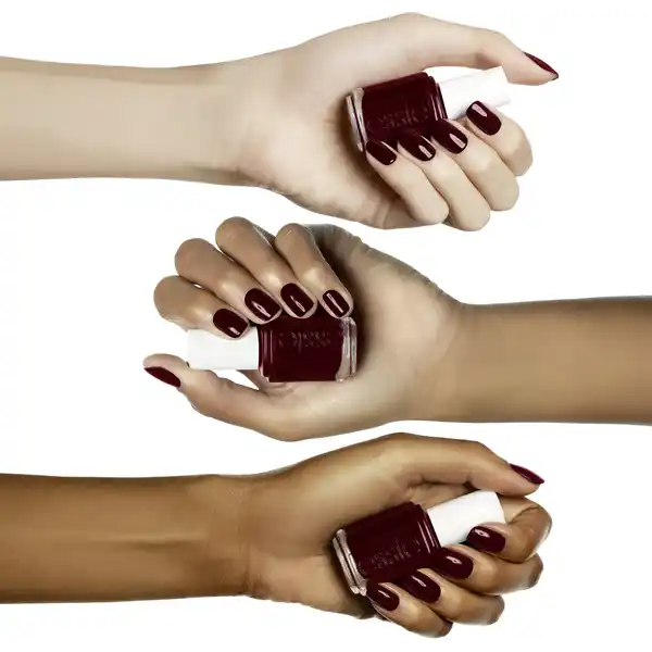 Nagellack Nr. 50 bordeaux + Nagellack Mini 1 blanc