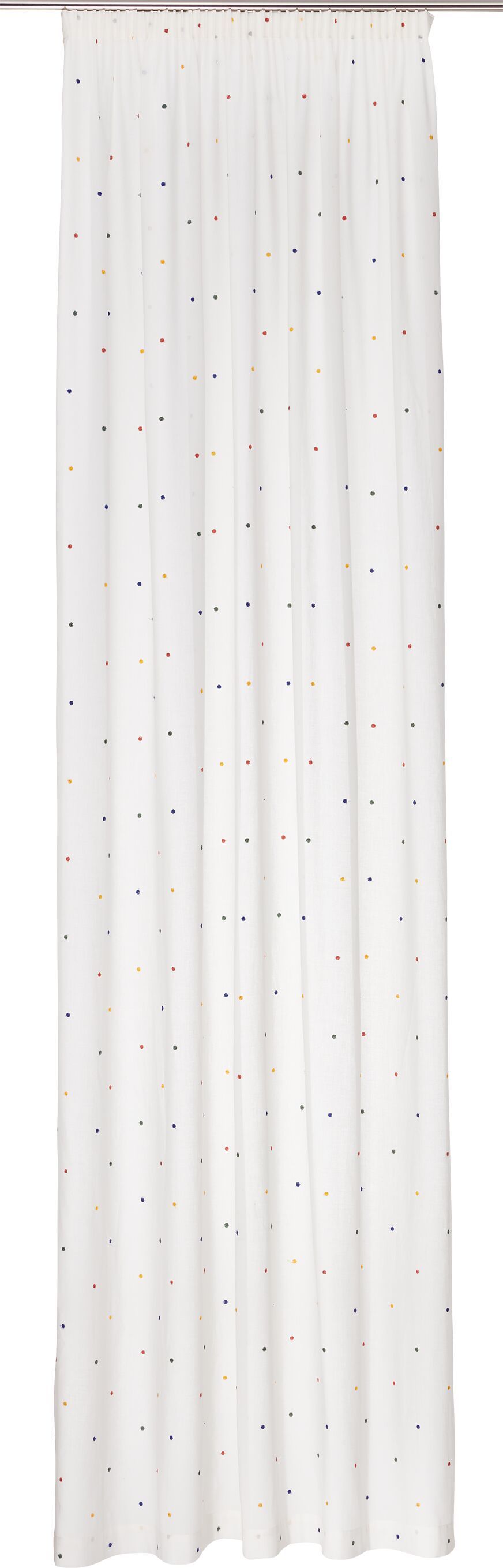 LOIDA Fertigvorhang Tag - Weiss / B: 140.0 cm x H: 270.0 cm
