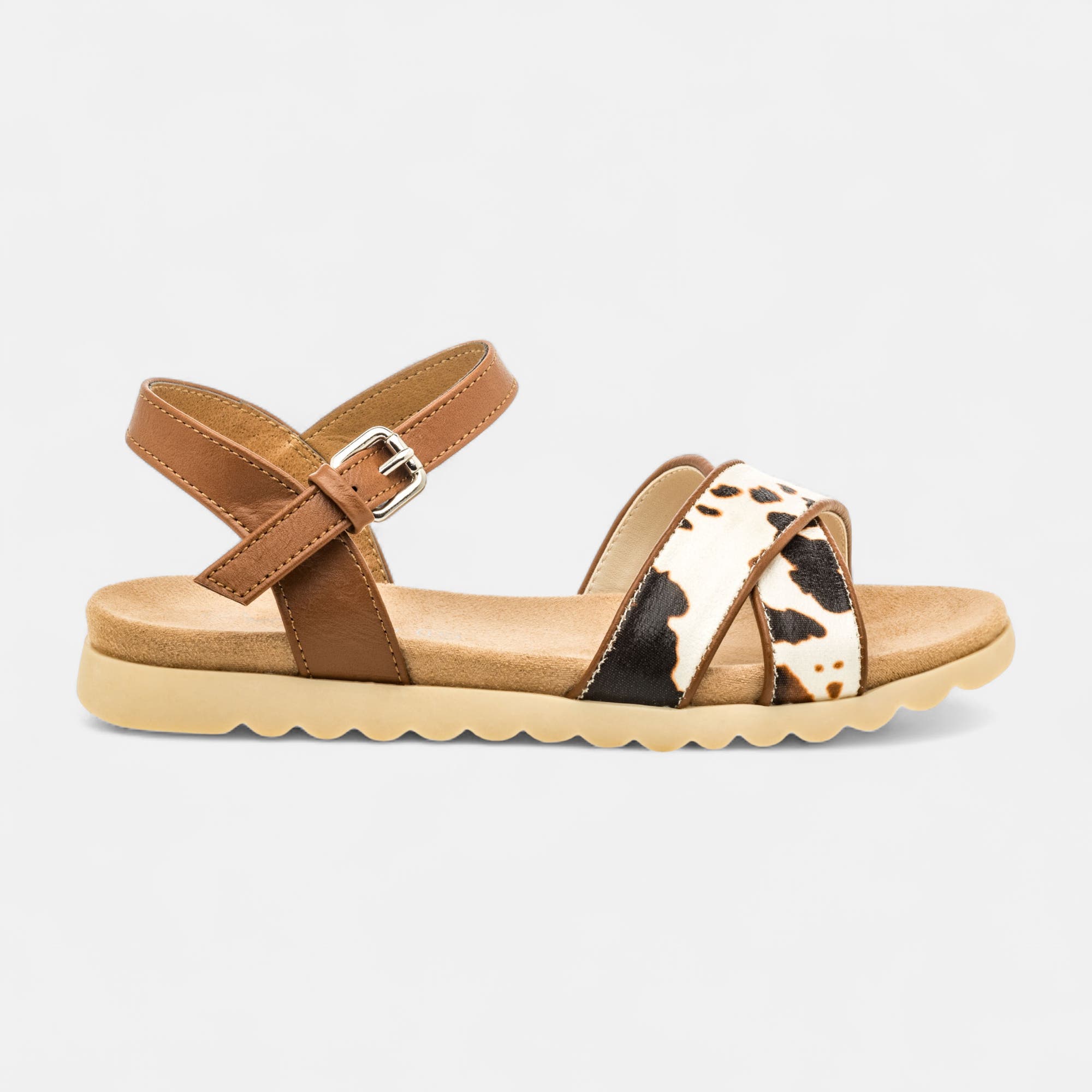Sandales Fille cognac