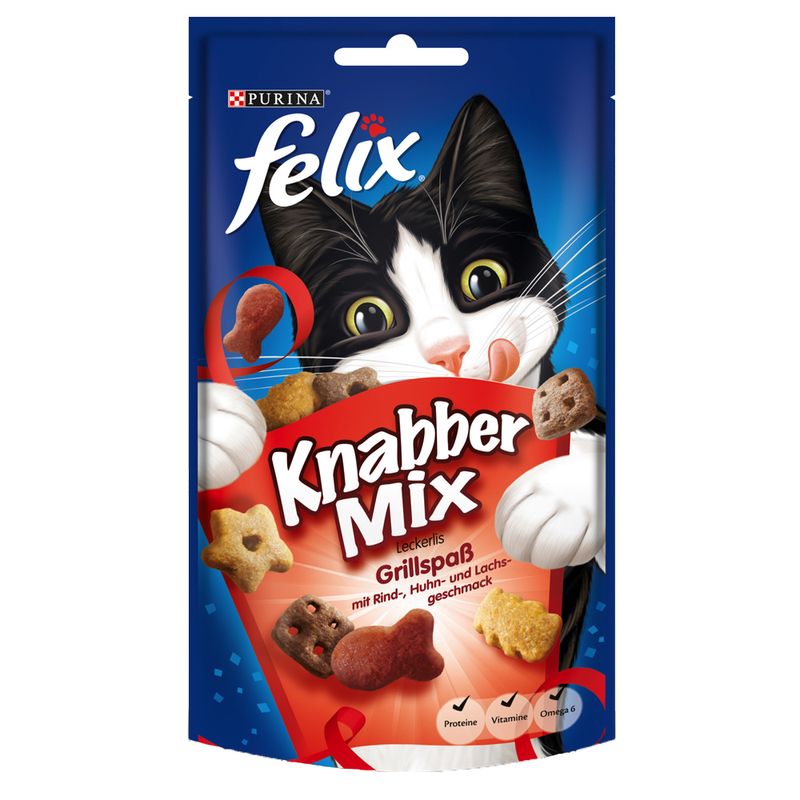 Friandises Felix Party Mix, saveur grillade
