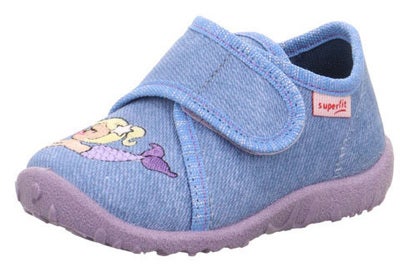 Superfit Spotty Slippers, Lyseblå