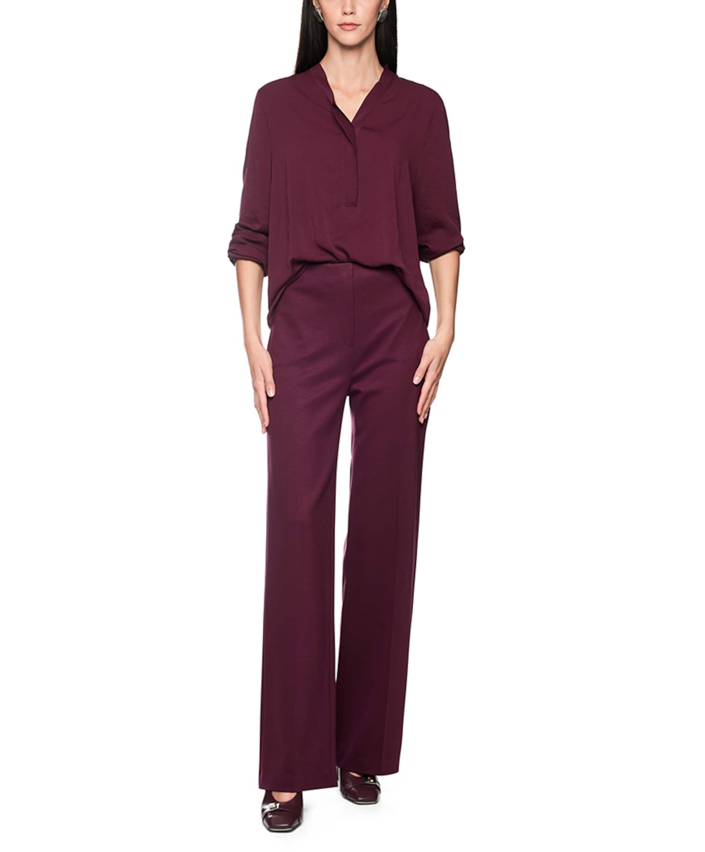 Marc Cain Additions Dames blouse bordeaux
