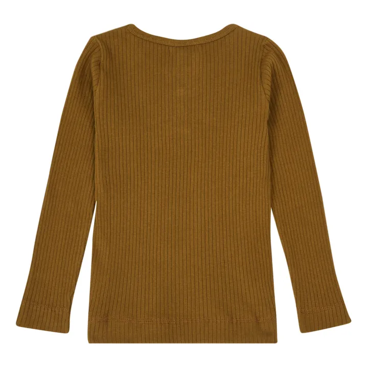The Simple Folk T-shirt Côtelé Coton Bio | Marron