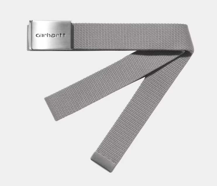Carhartt WIP Clip Belt Chrome Black
