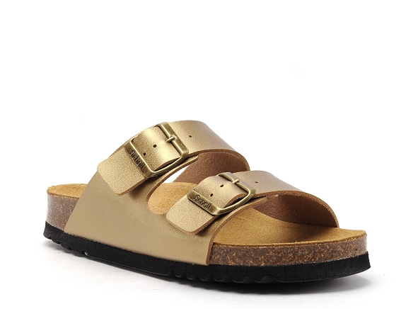 Scholl mules et sabots plats femme josephine 30046 or