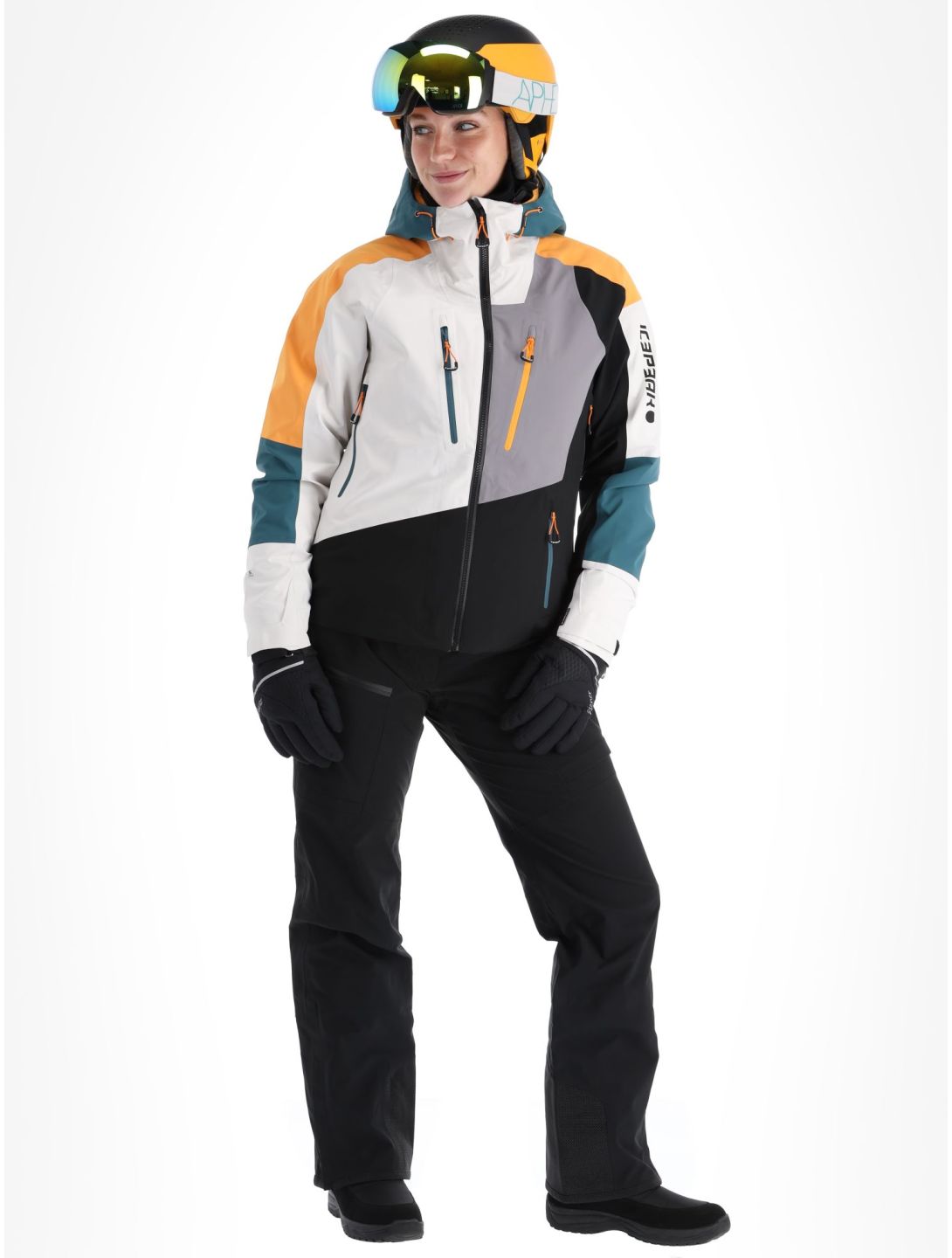 Datteln hardshell ski-jas dames