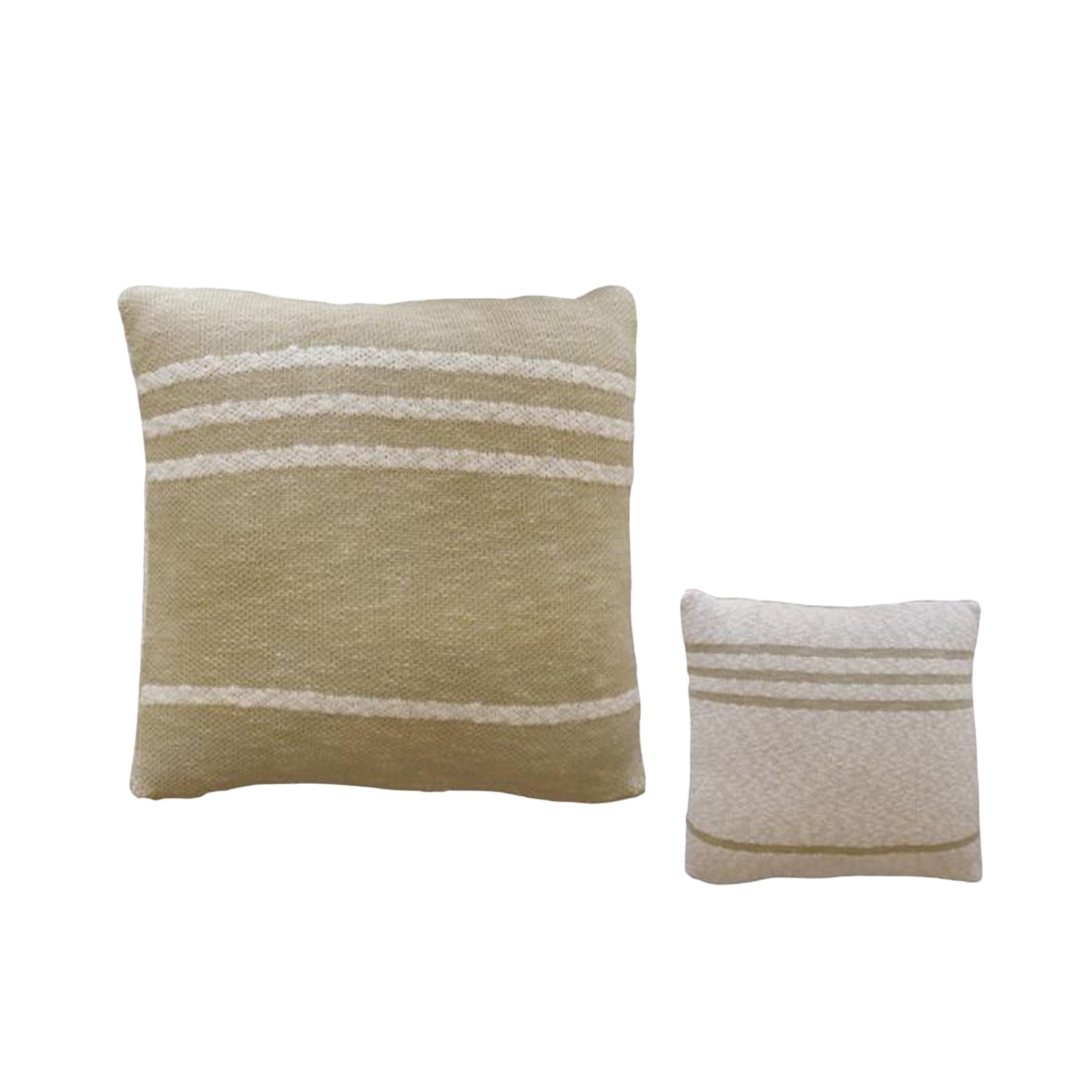 Kissen Duetto Olive - Natural