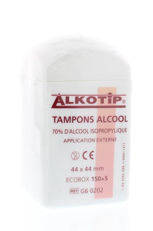 Alkotip Alcoholdoekjes alkotip dispenser 155 stuks