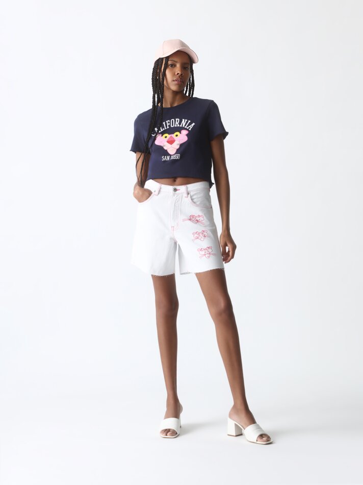 Camiseta Pink Panther™ Waves MGM - Azul Marinho
