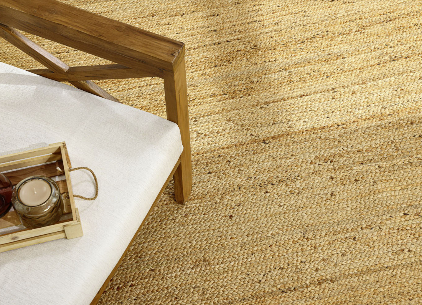 Teppiche und Brücken aus Jute