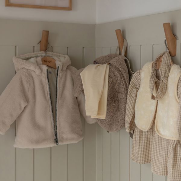 Dirkje Jas Soft – Maat 68 – Offwhite