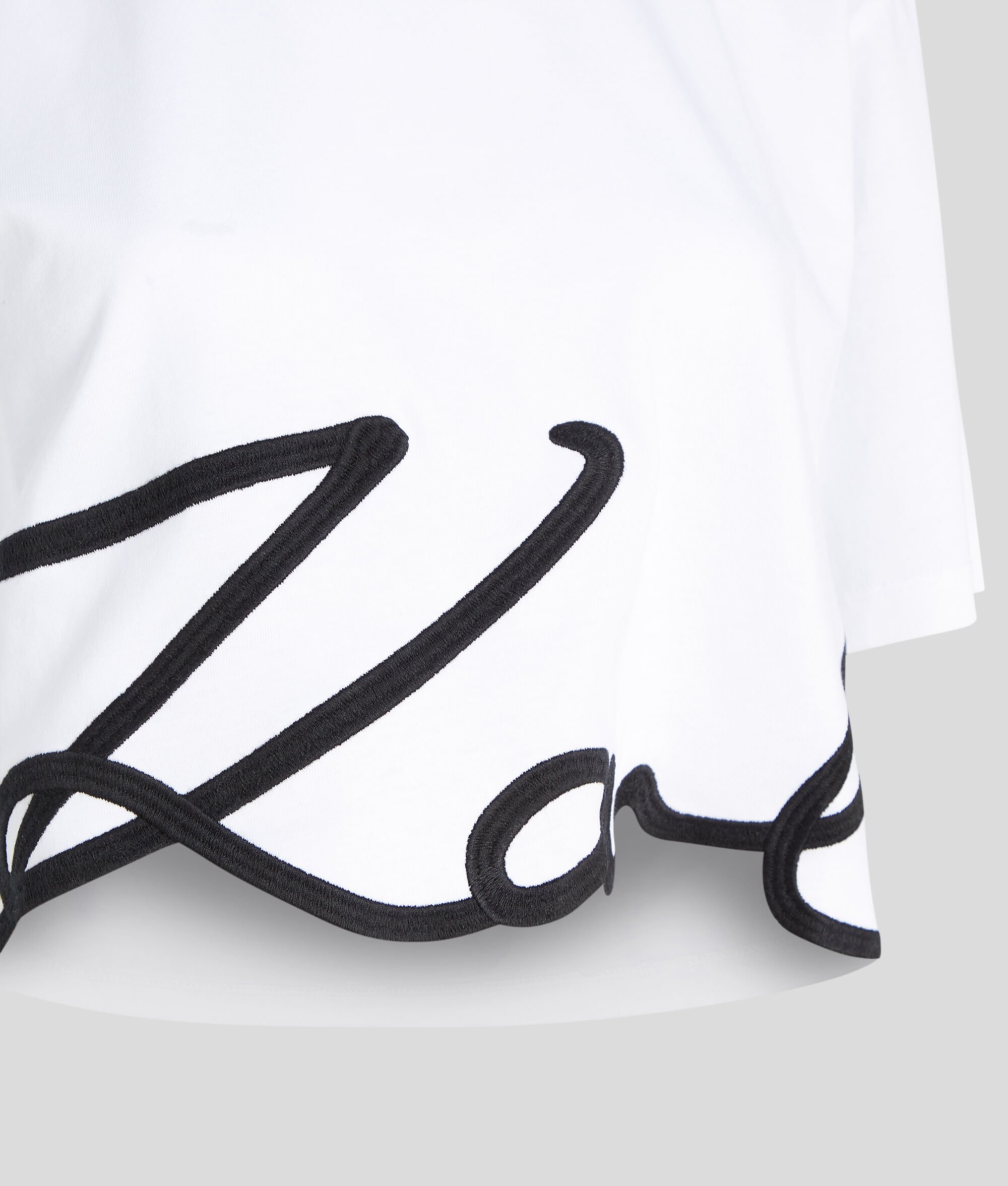 T-SHIRT À OURLET KARL SIGNATURE