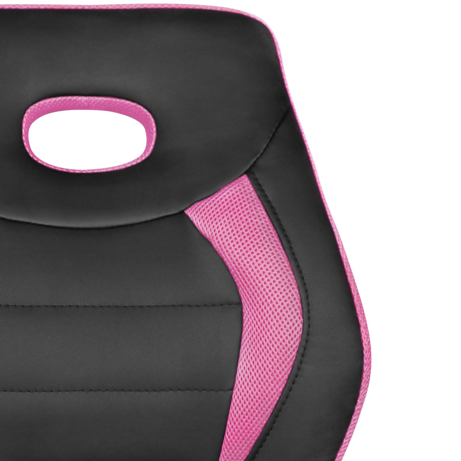 Kinder-Schreibtischstuhl - pink-schwarz - höhenverstellbar