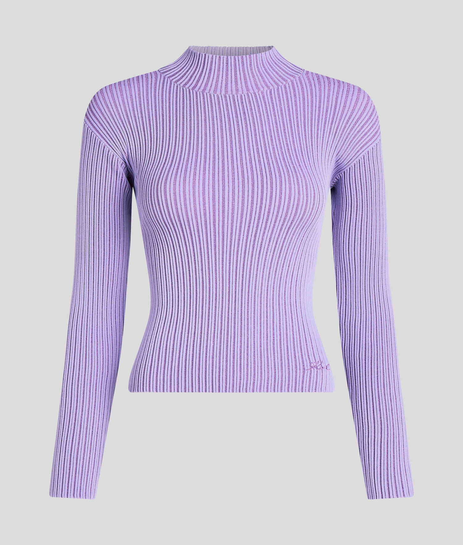 PULL À COL MONTANT EN LUREX