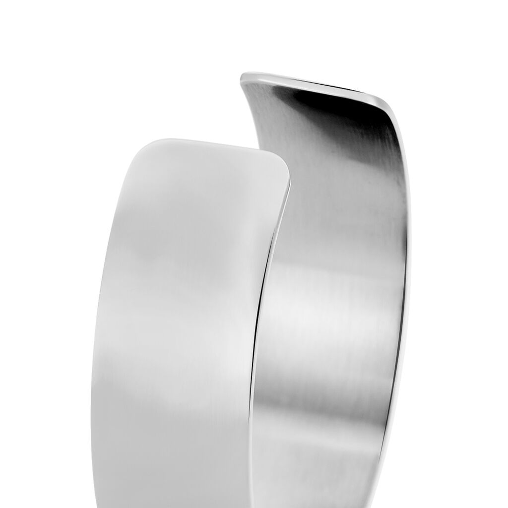 Bracelet Jonc Tia Acier Blanc