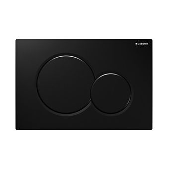 Geberit Sigma 01 drukplaat glans zwart