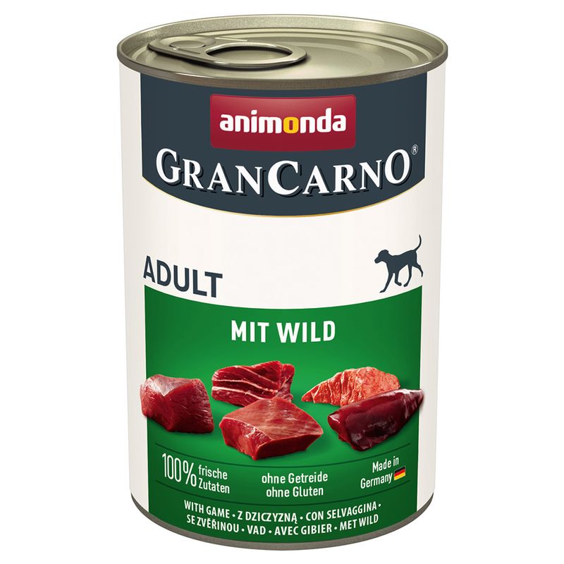 Lot mixte animonda GranCarno Adult 48 x 400 g