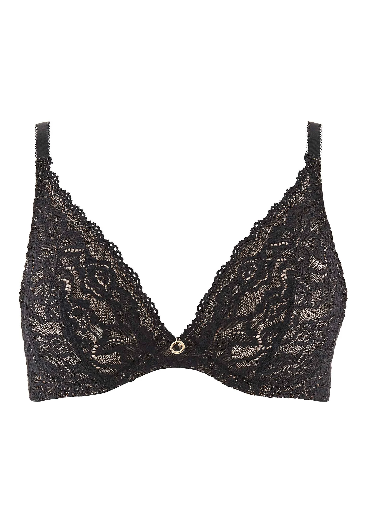 ROSESSENCE - Soutien-gorge triangle avec armatures | Noir
