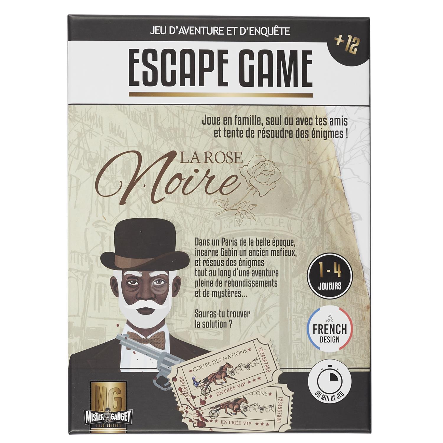 JEU ESCAPE GAME LA ROSE NOIRE