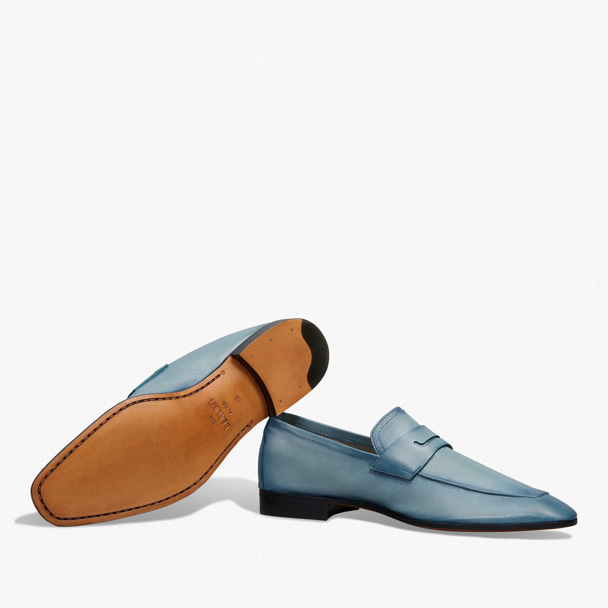 Mocassin Lorenzo En Cuir De Kangourou Scritto