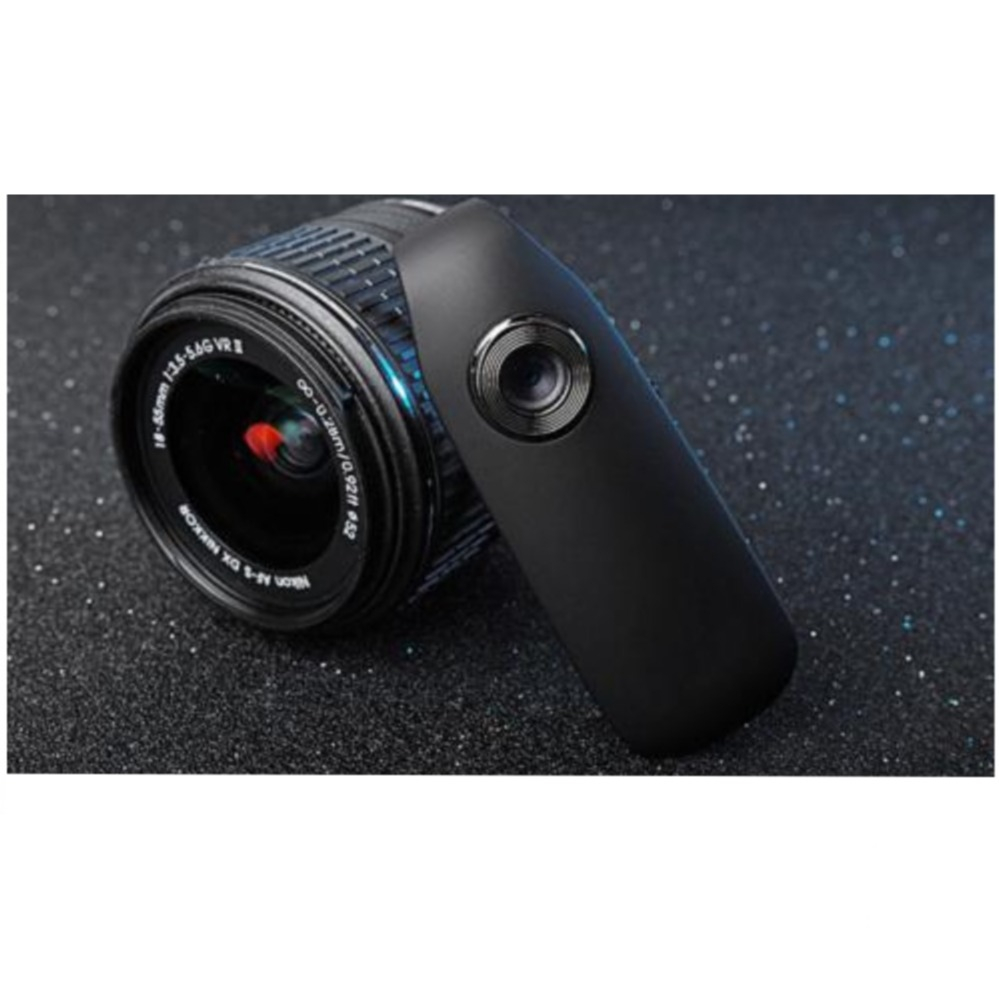 Mini FullHD 1080p Kamera Bodycam mit Bewegungserkennung / Sprachaufzeichnung / MicroSD / 130° Blickwinkel    Clip-Halter - Schwarz