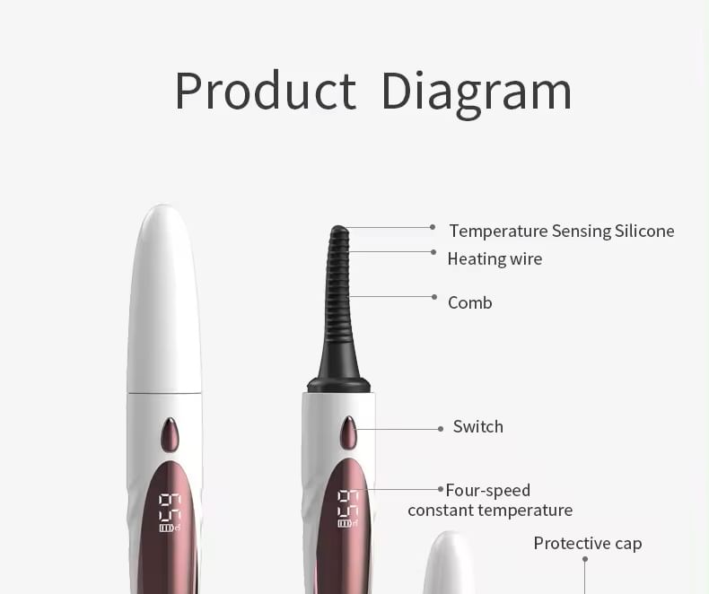 Beautyronics - USB oplaadbare wimperkruller